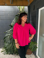 The Cottage Collection | Orchid Top - Fuchsia