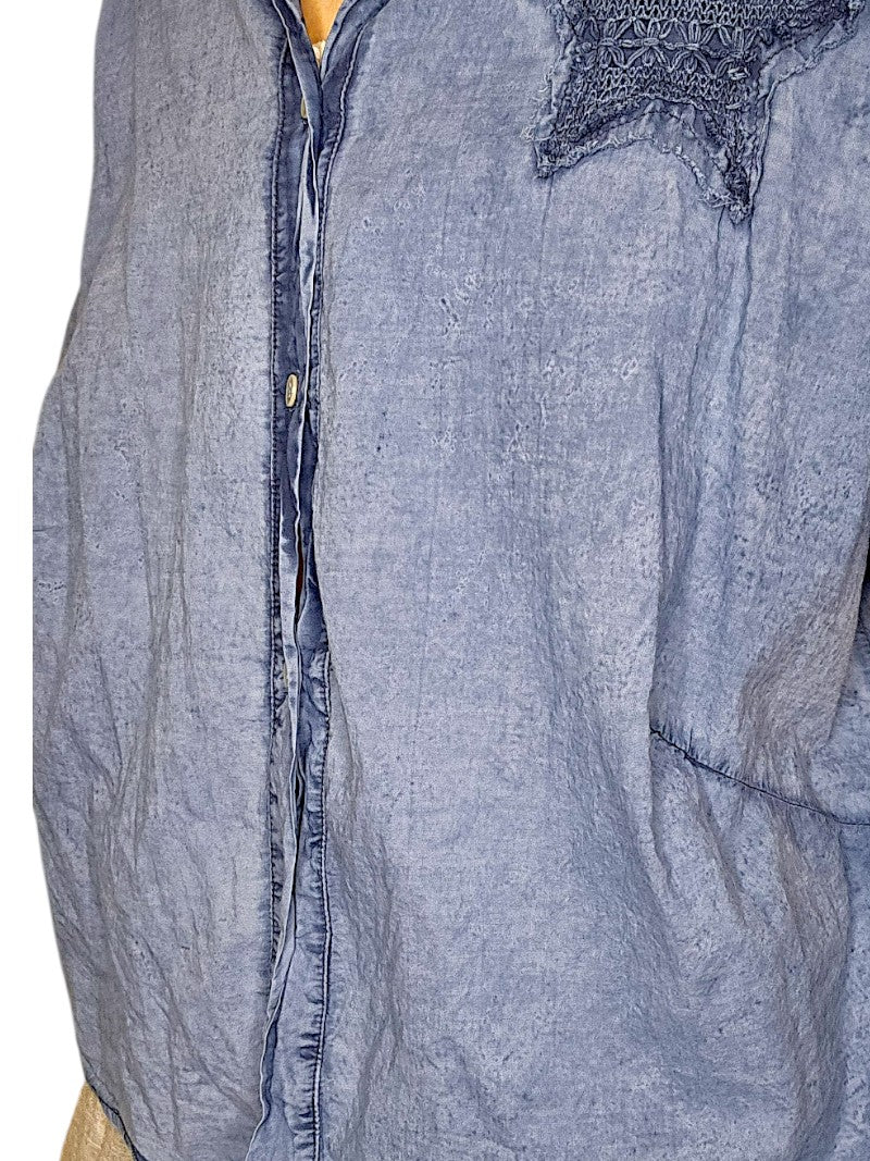 Helga May | Faded Navy Star Shirt