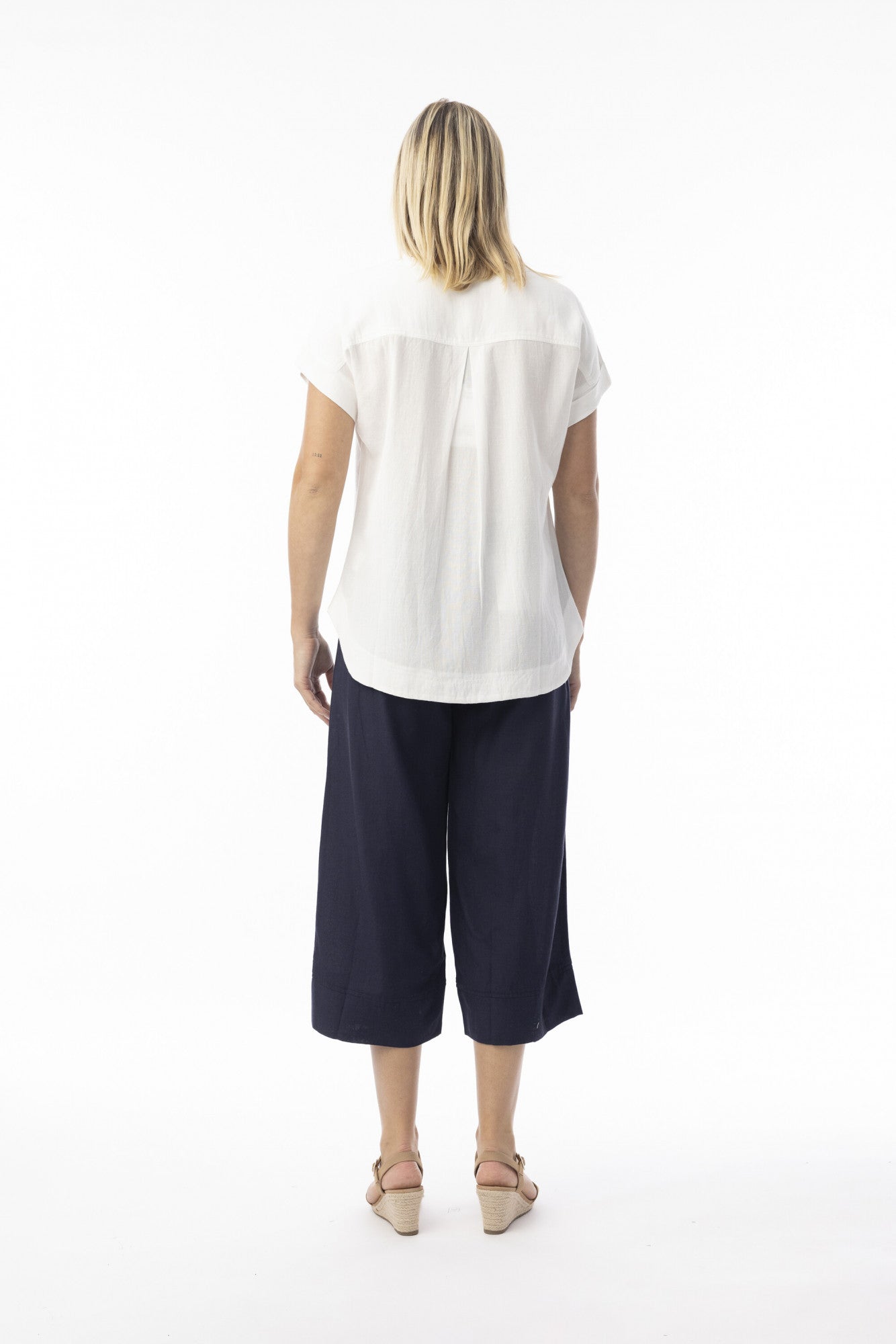 Orientique | Linen Essential Pant - Navy