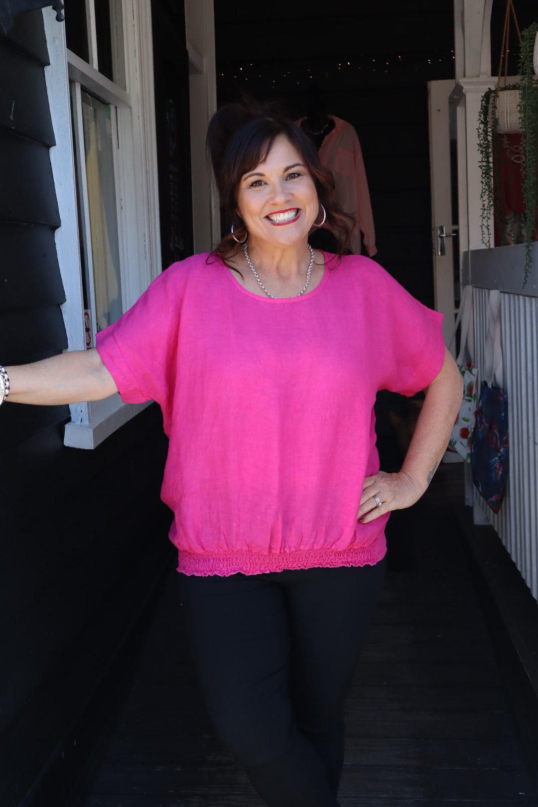 Helga May | Hot Pink - River Tee