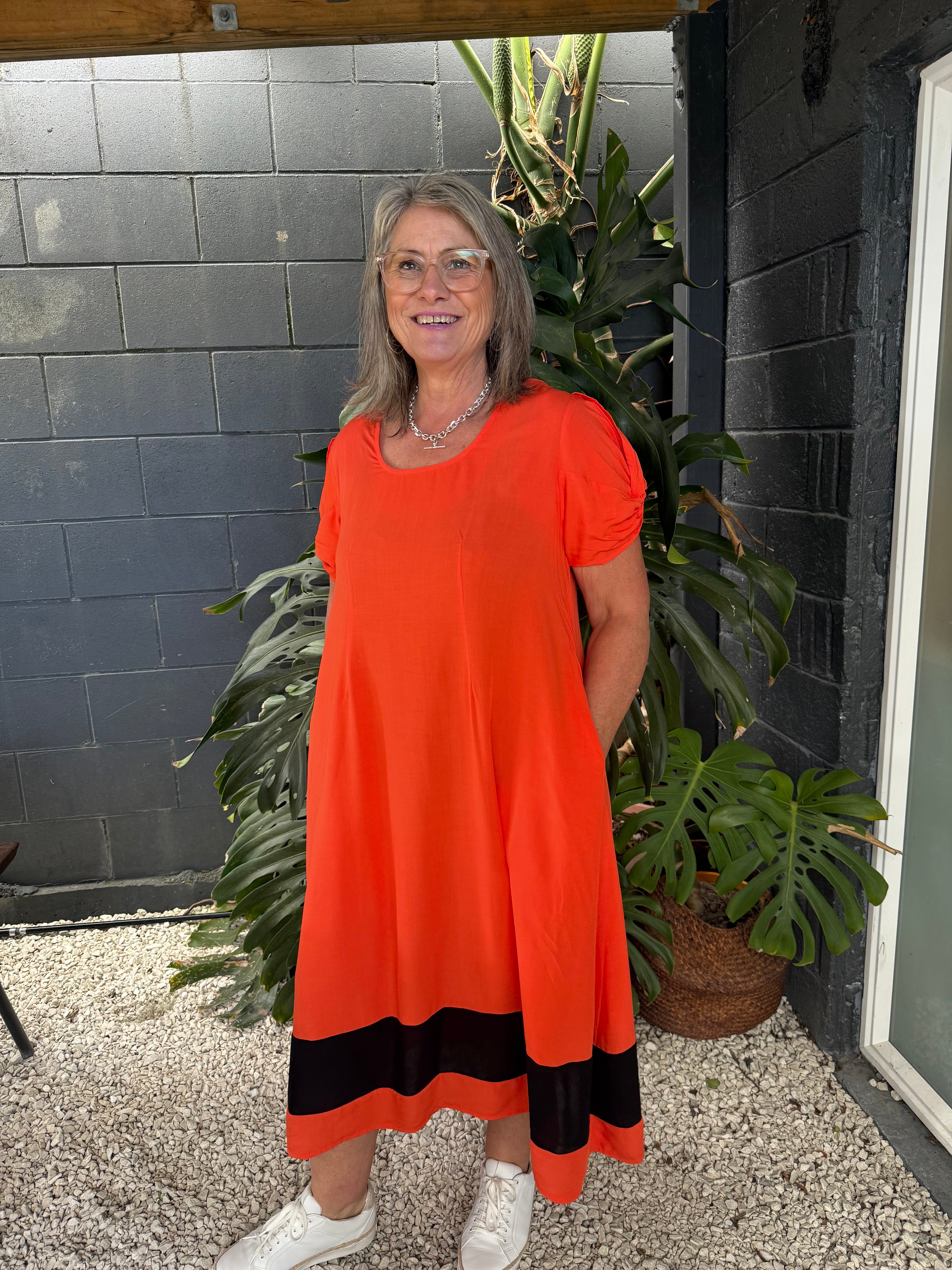 The Cottage Collection | Cottage Dress - Orange