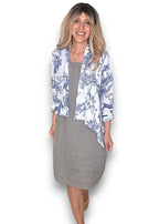 Helga May | White French Toille Angled Cover Up