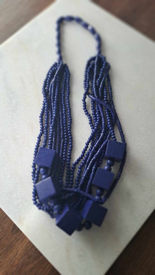 The Cottage Collection | Cuba Navy Layered Necklace