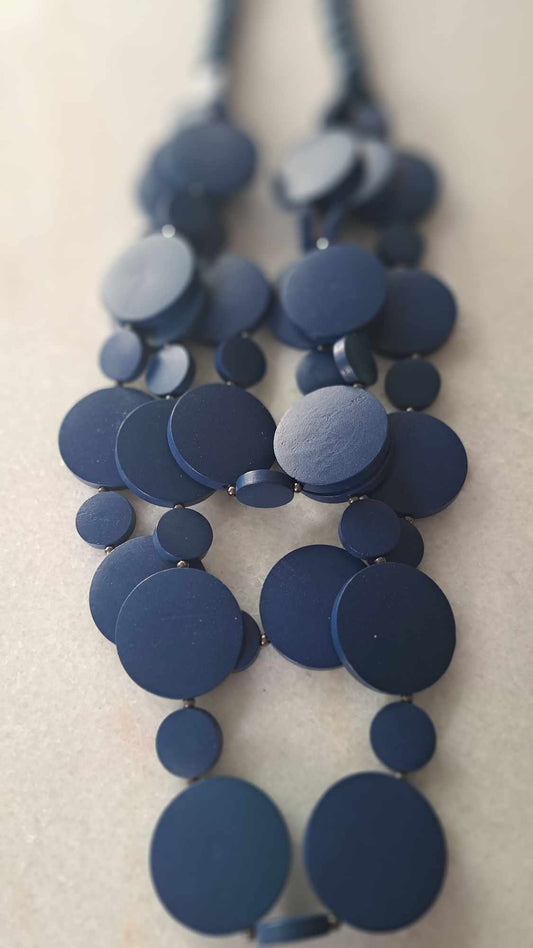 The Cottage Collection | Wilma Navy Layered Necklace