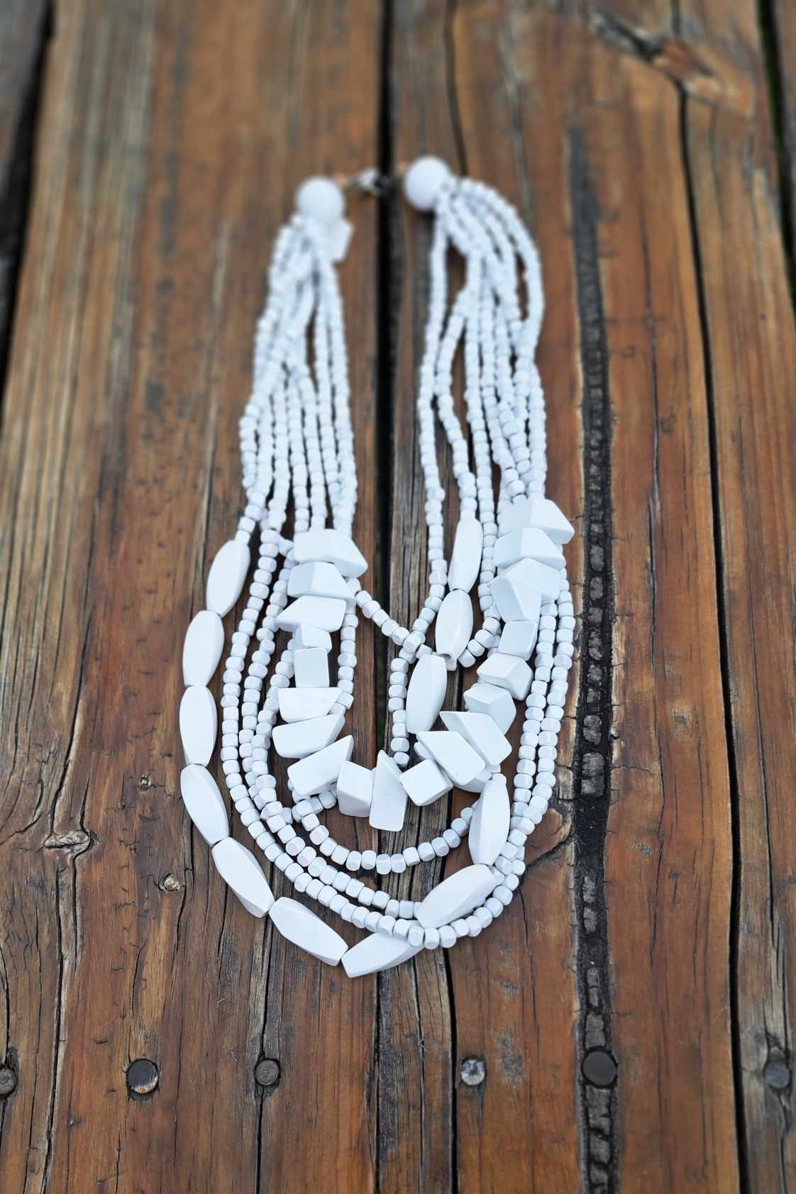 The Cottage Collection | Portia White Layered Necklace