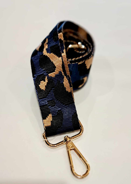 The Cottage Collection - Bag Strap - Blue Camo