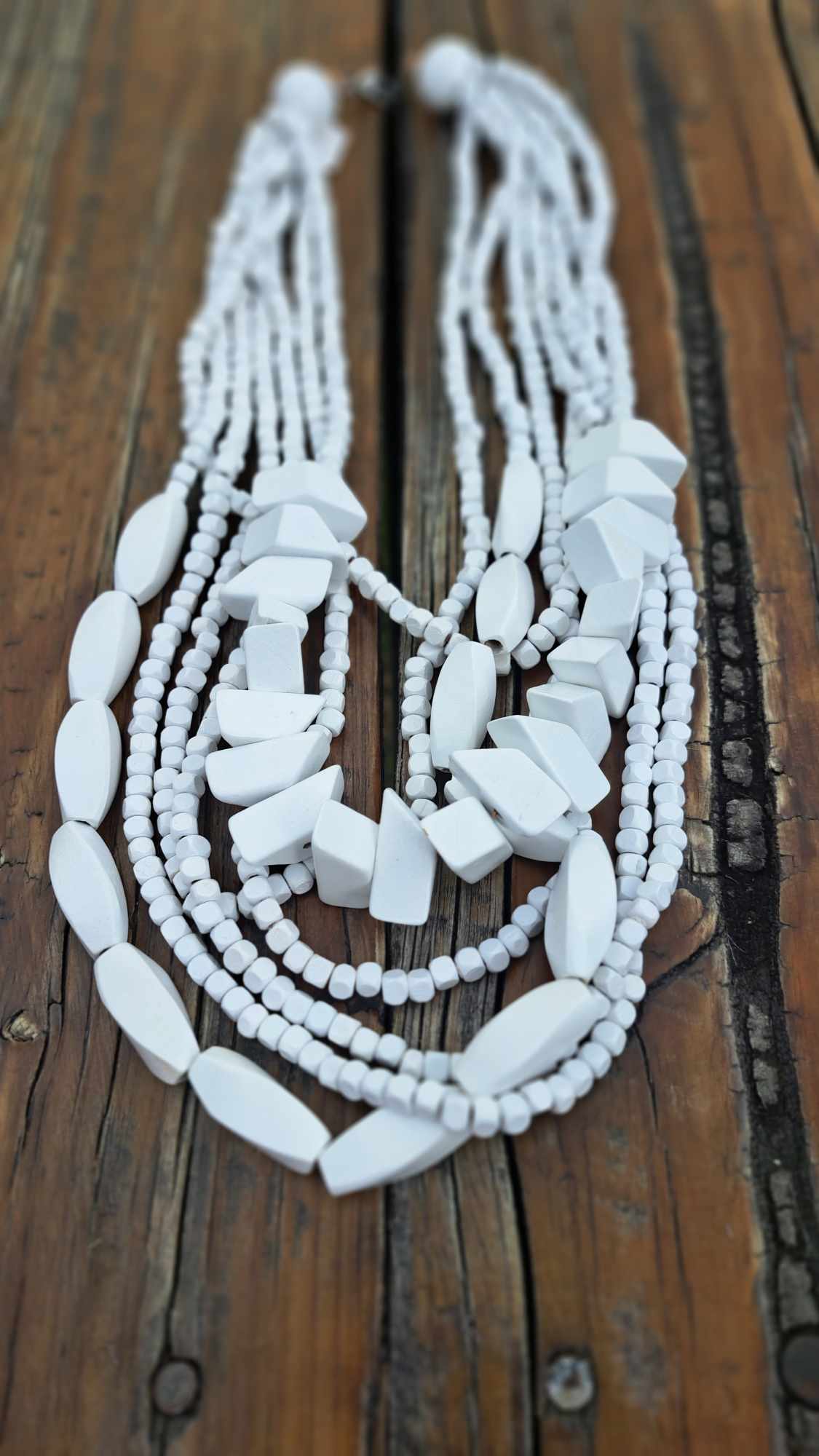 The Cottage Collection | Portia White Layered Necklace