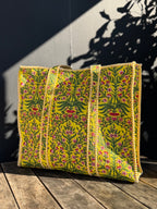 The Cottage Collection | Golden Fleur Tote Bag