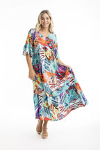 Orientique | St Barths Maxi Peak Dress