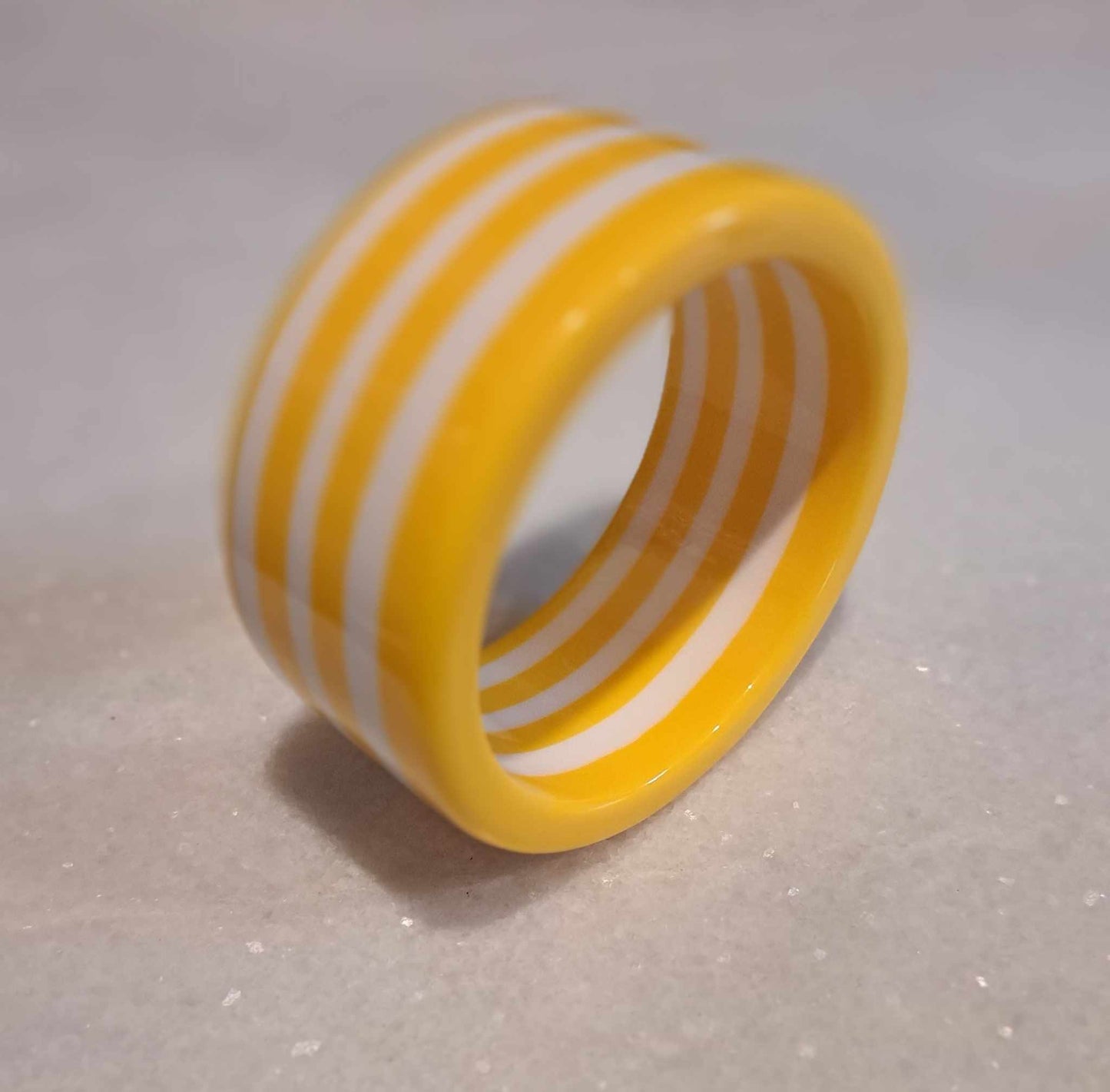 The Cottage Collection | Yellow - Candy Stripe Bangle