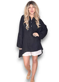 Helga May | Black Coastal Tunic Shirt