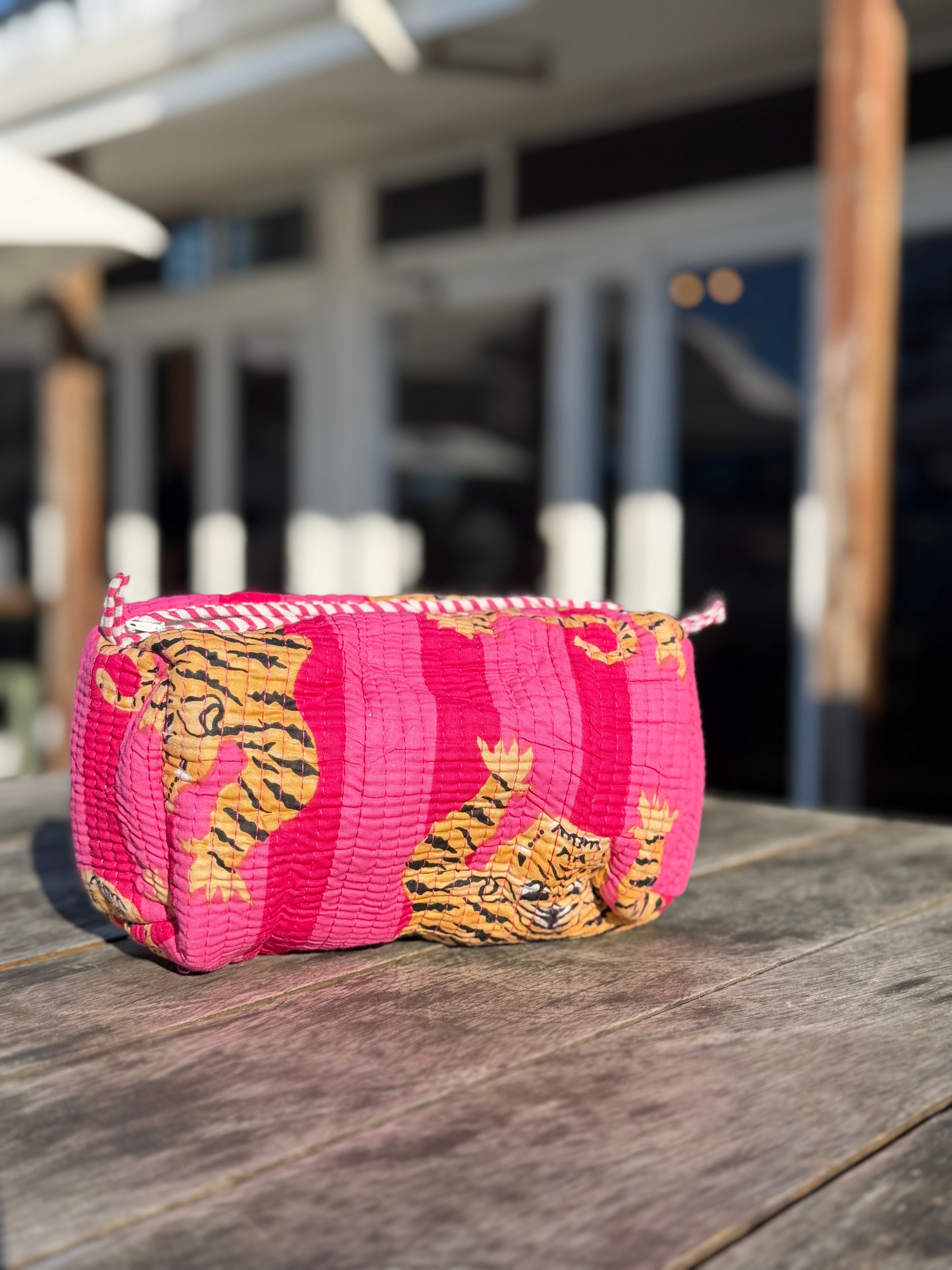 The Cottage Collection | Crimson Tiger Medium Pouch