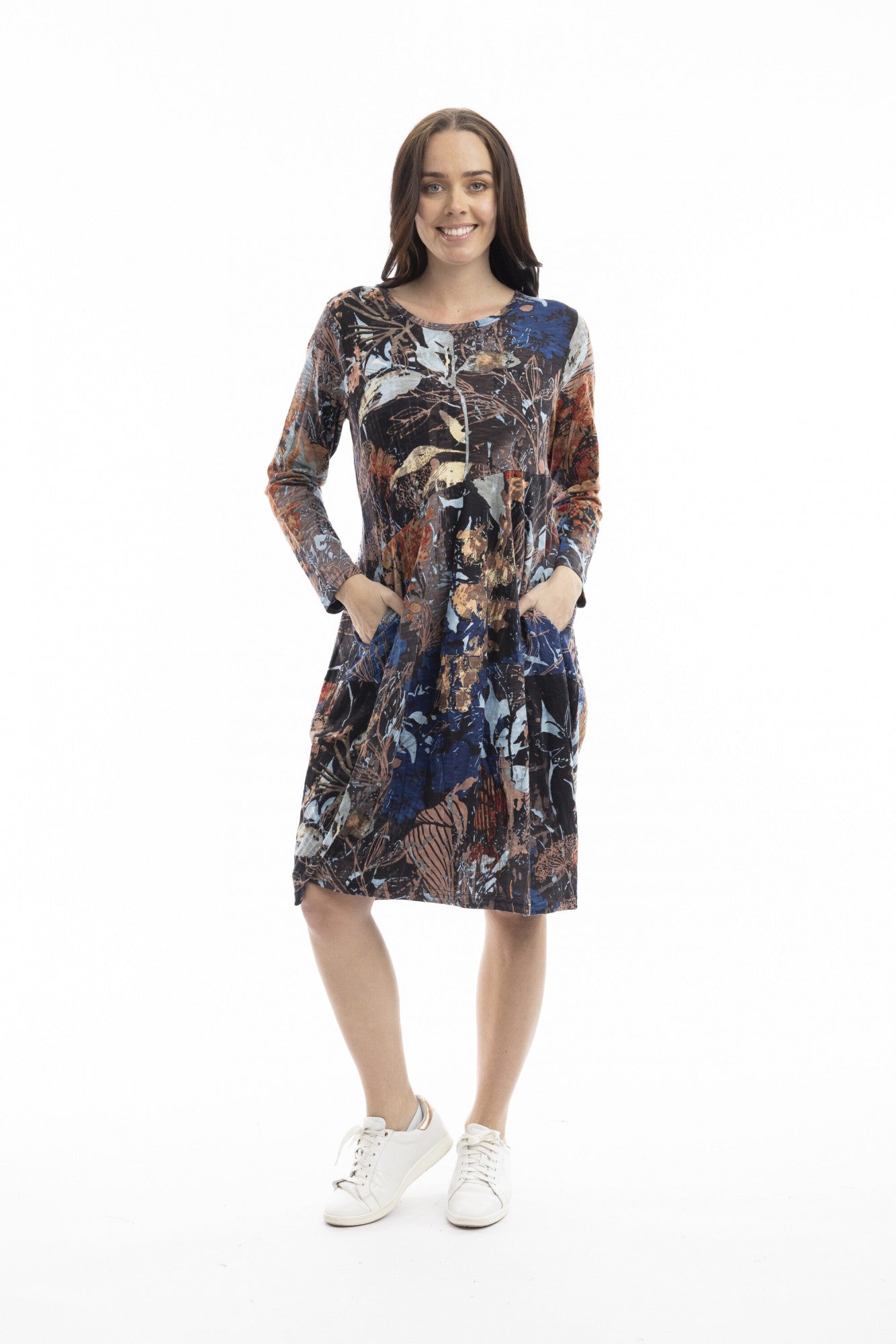 Orientique | Bubble Dress - Abstract Floral