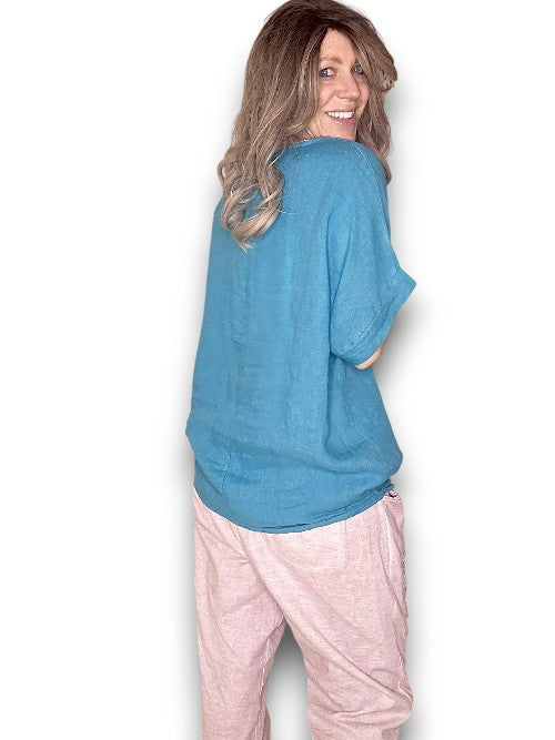 Helga May | River Tee - Teal