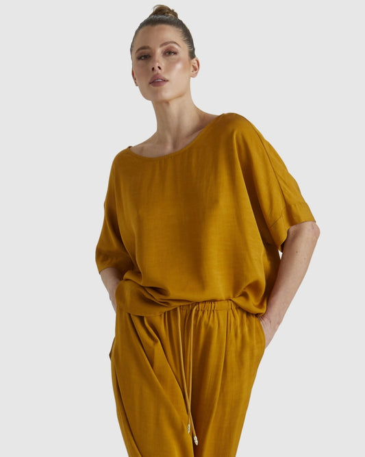 Fate + Becker | Fusion Top - Mustard