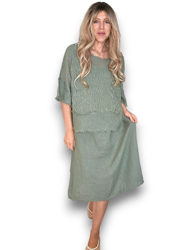 Helga May | Forest Amalfi 2pc Dress