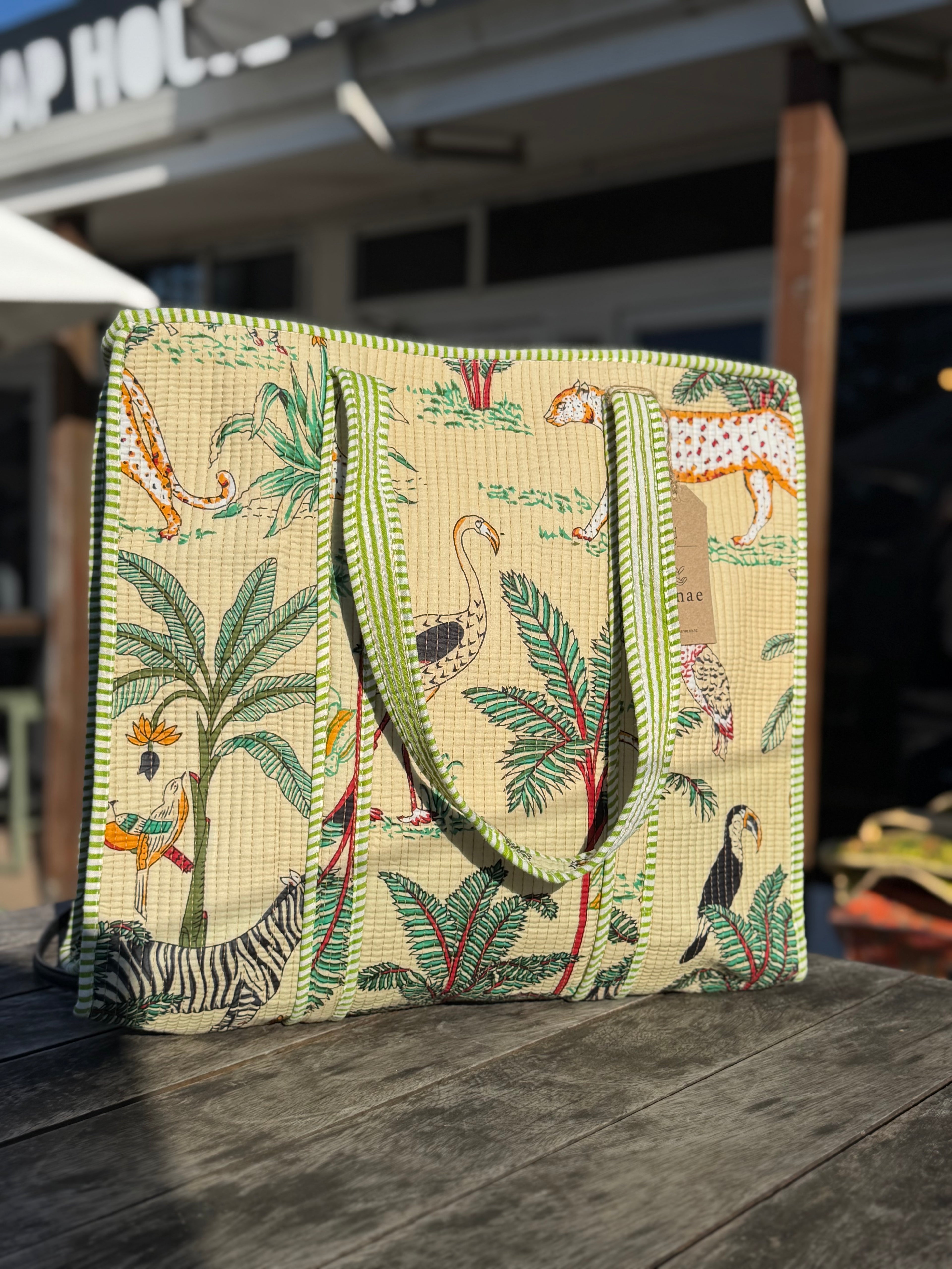The Cottage Collection | Rain Forest Tote Bag