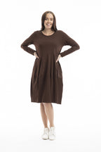 Orientique | Essential Knit Dress - Chocolate