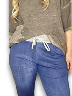 Helga May | Dark Denim Jogger