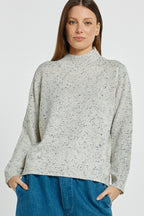 Betty Basics | Carlin Knit Sweater - Cream