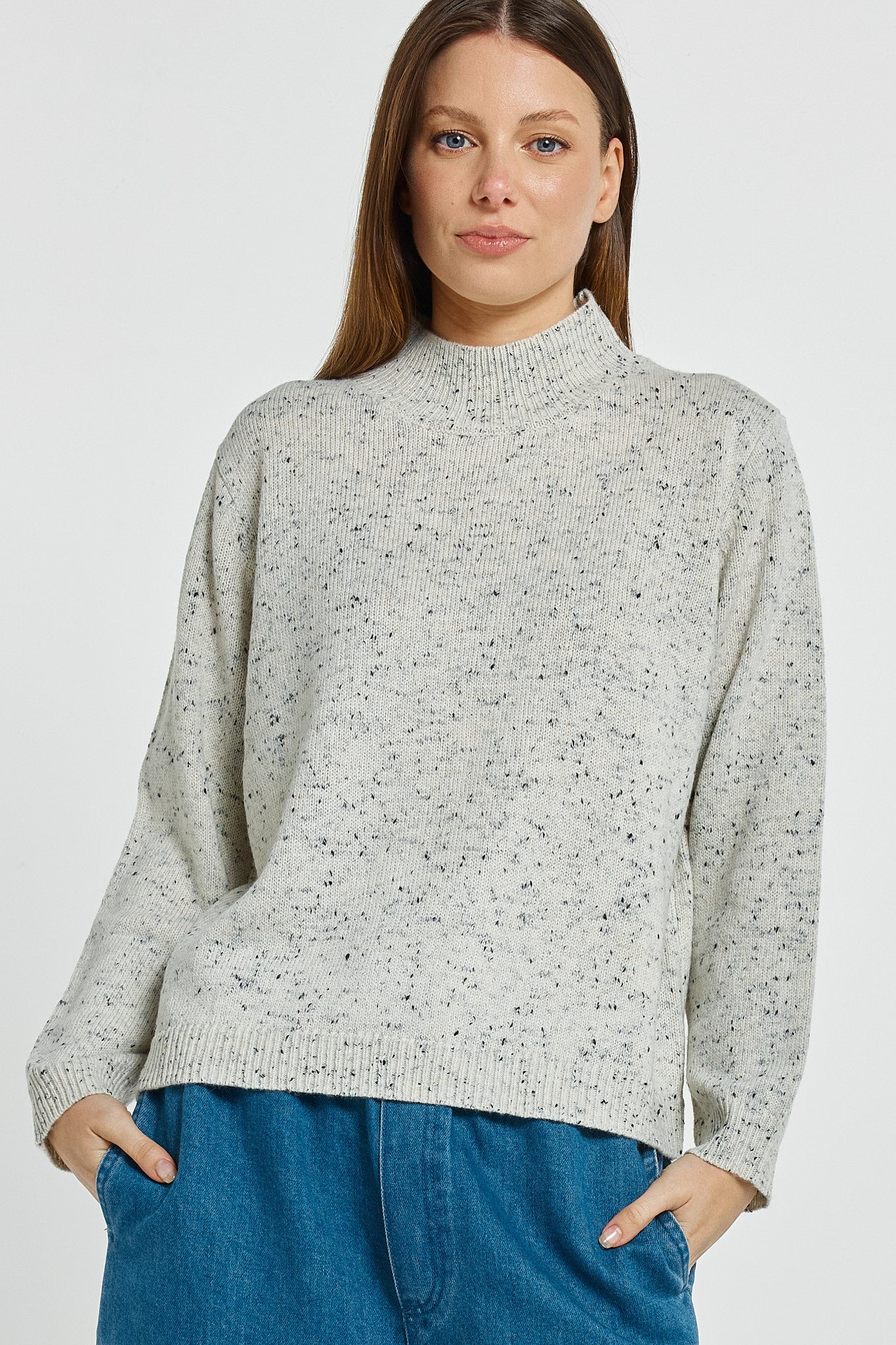 Betty Basics | Carlin Knit Sweater - Cream