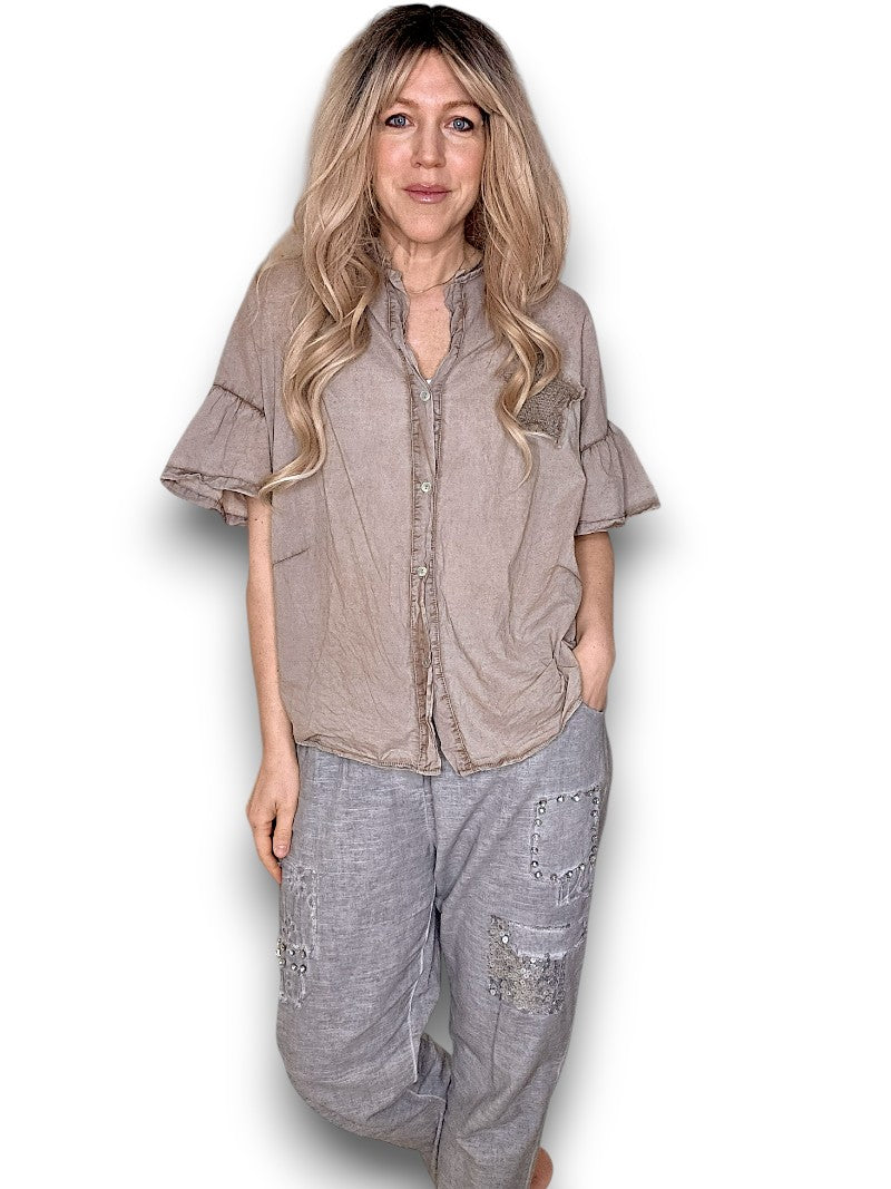 Helga May | Mocha Star Shirt