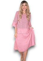 Helga May | Antique Berry Amalfi 2pc Dress