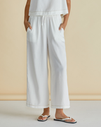 Betty Basics | Copacabana Relax Pant - White
