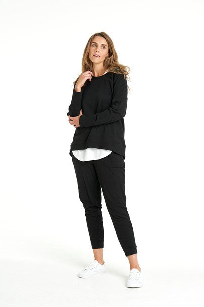 Betty Basics | Black Lindsay Jogger