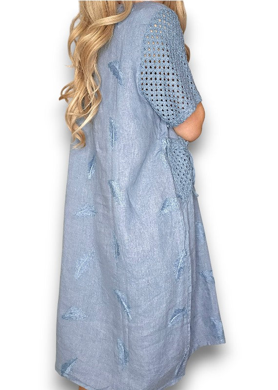 Helga May | Petrol C’est La Vie Easy Dress