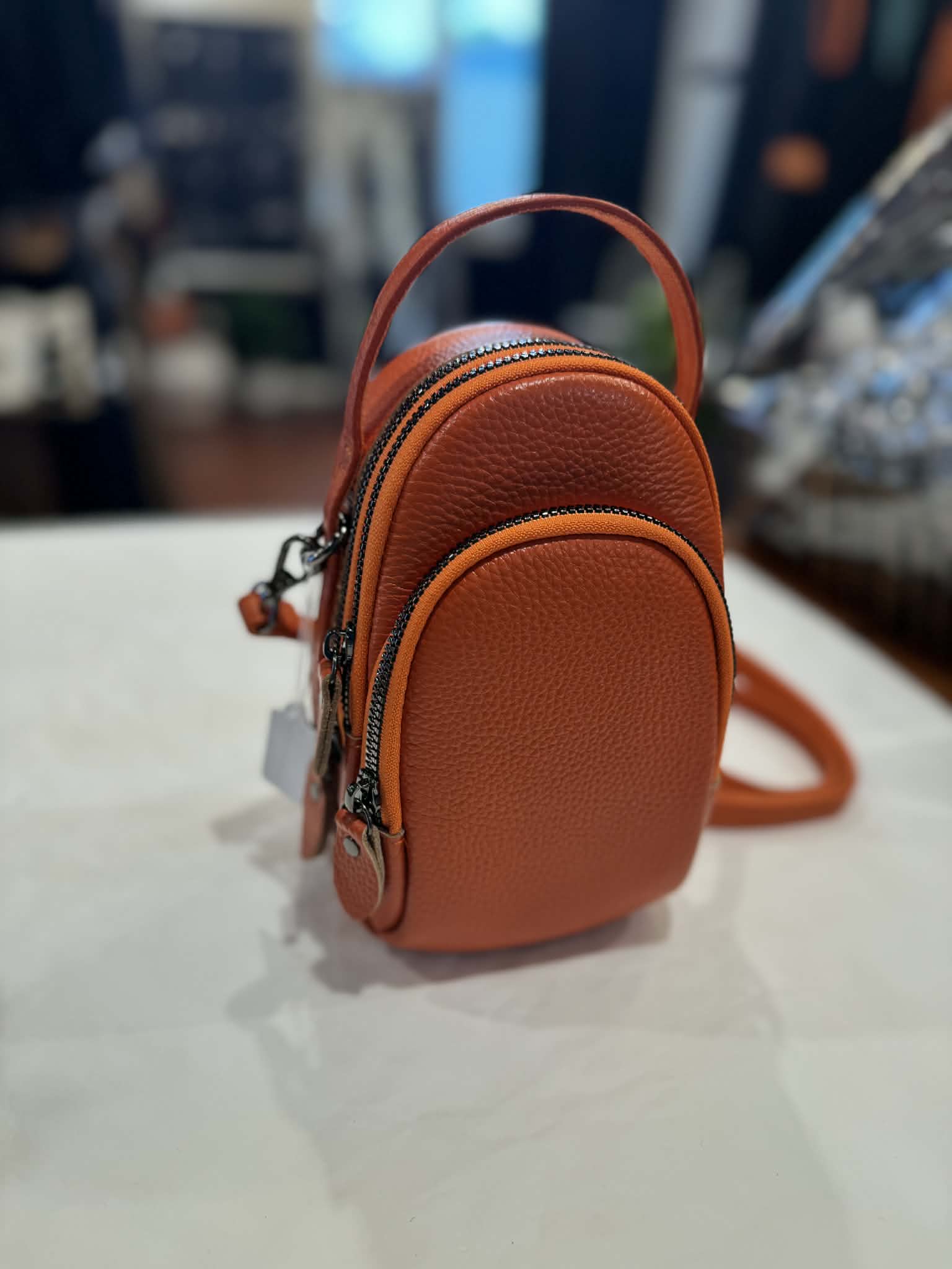 The Cottage Collection | Sasha Handbag - Tangerine