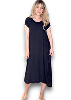 Helga May | Black Samba Viscose Dress