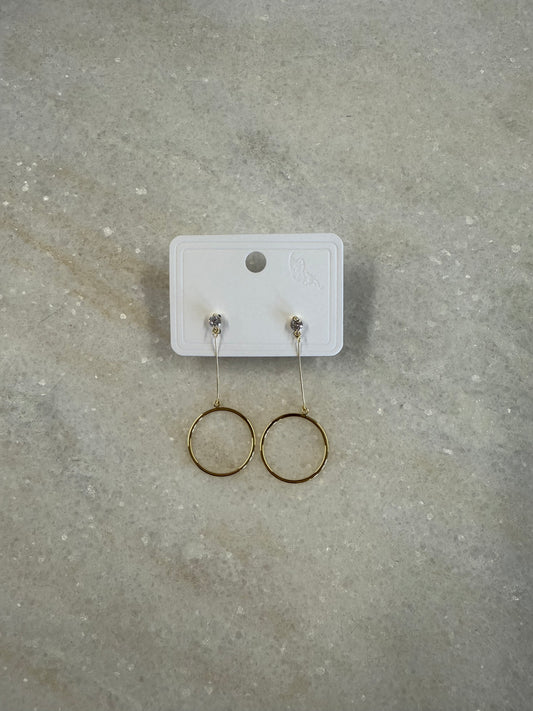 The Cottage Collection | Non-Tarnish Amber Earrings - Gold
