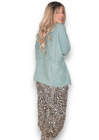 Helga May | Sage La Mer Fray Tunic