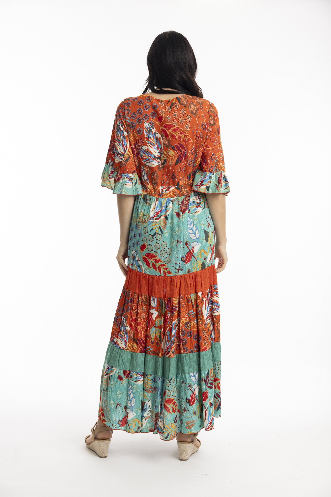 Orientique | Serengetti V Neckline Dress