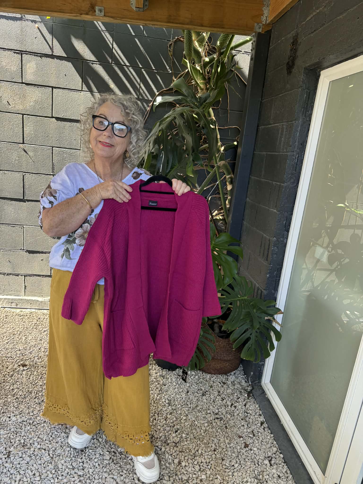 The Cottage Collection | Gracie Cardi - Fuchsia