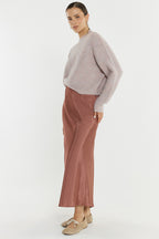 Sass Clothing | Nell Bias Skirt - Rosewood