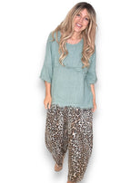 Helga May | Sage La Mer Fray Tunic