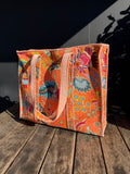 The Cottage Collection | Tangerine Dream Tote Bag