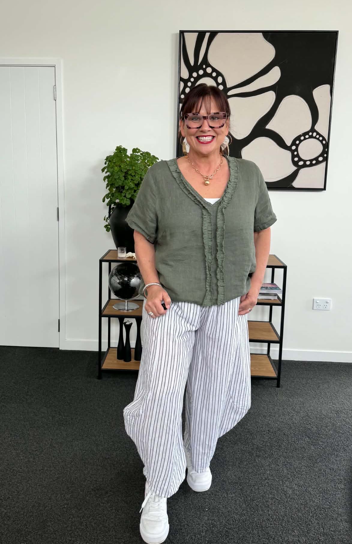 The Cottage Collection | Miss Molly Linen Pant