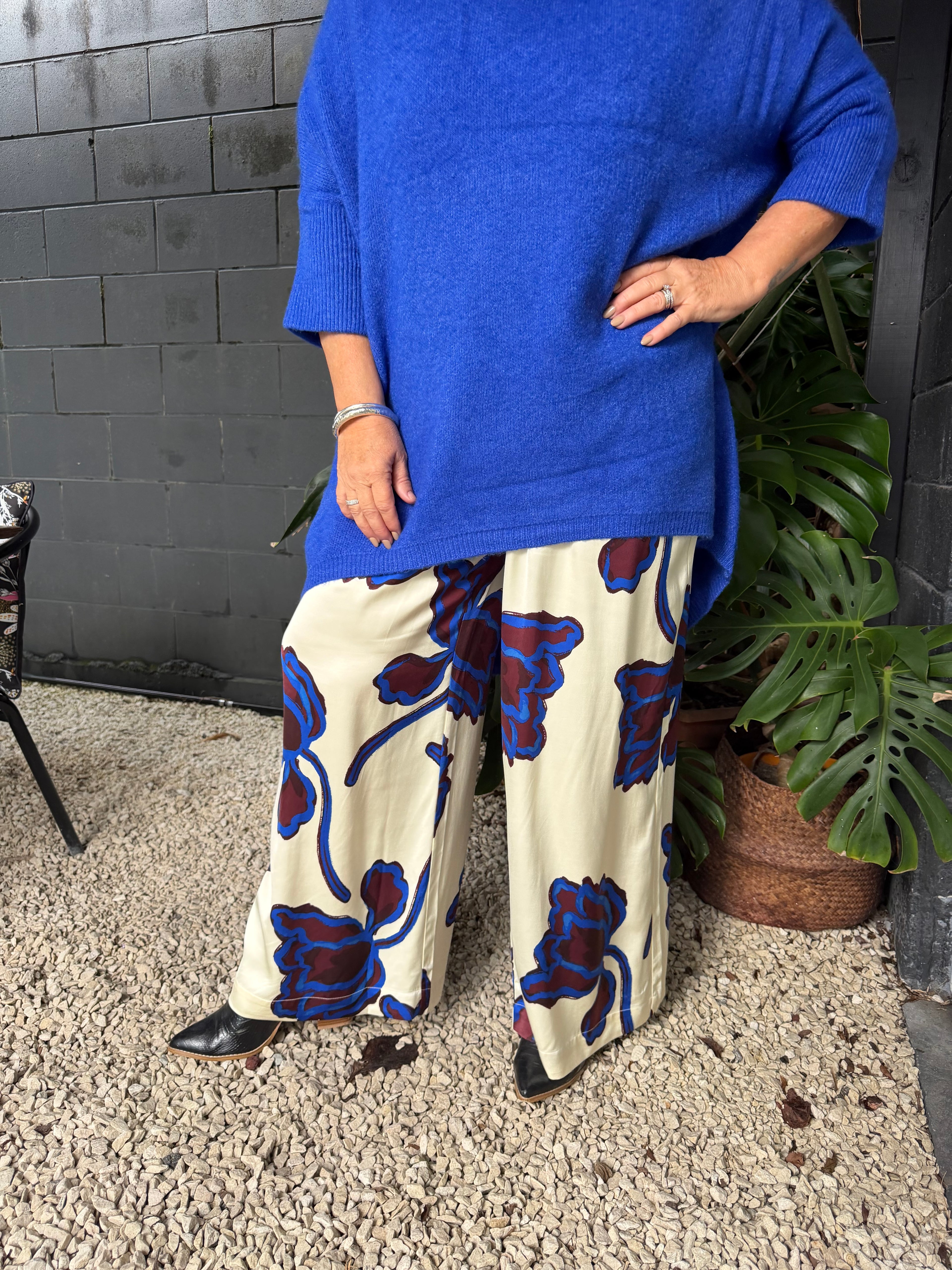 Sass Clothing | Jade Satin Pant