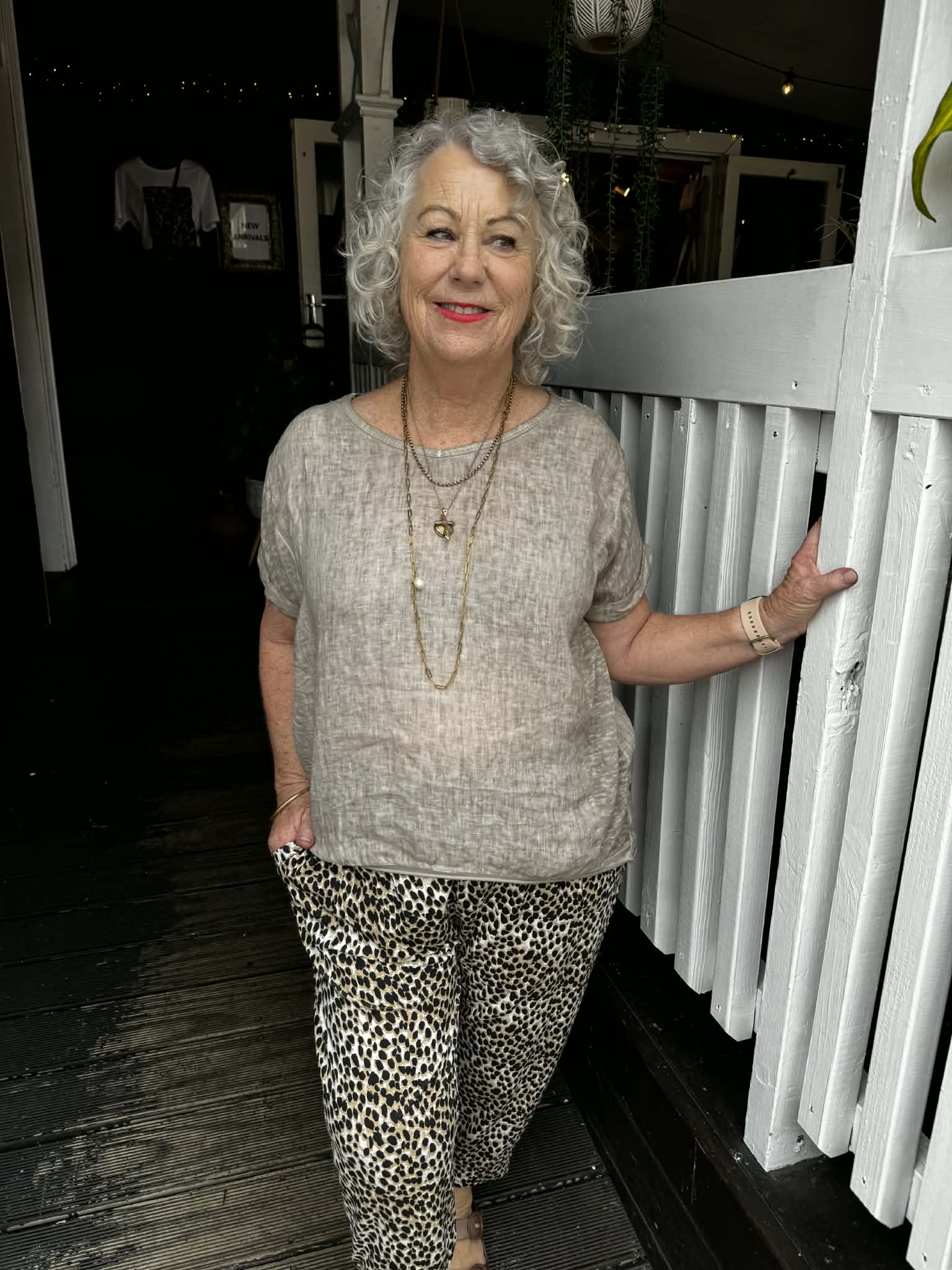 The Cottage Collection | Taylor Top - Stone