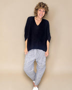 Helga May | Batsleeve Knit - Black