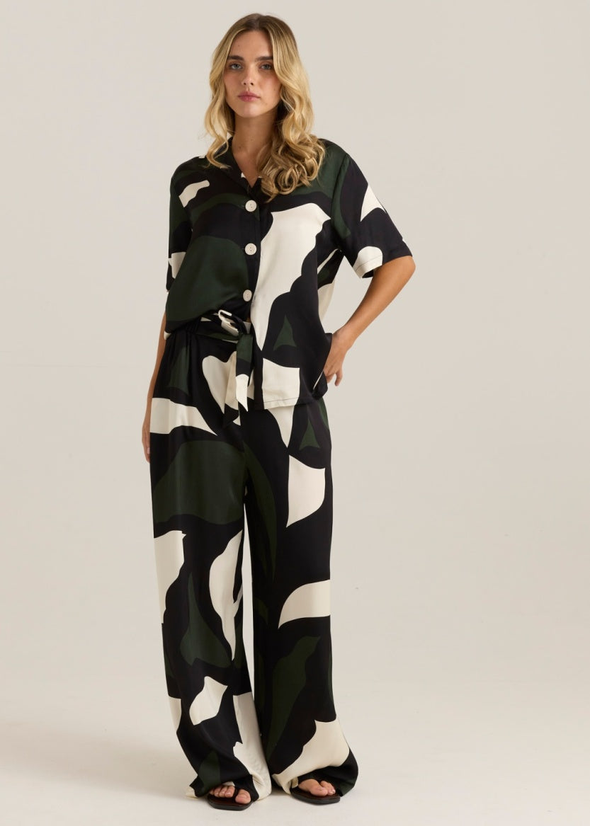 Sass Clothing | Tarni Satin Shirt