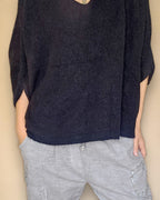 Helga May | Batsleeve Knit - Black