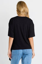 Betty Basics | Knot Tee - Black