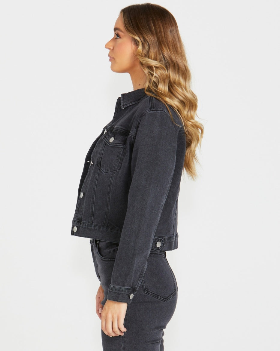 Sass | Darcy Denim Jacket - 82 Washed Black