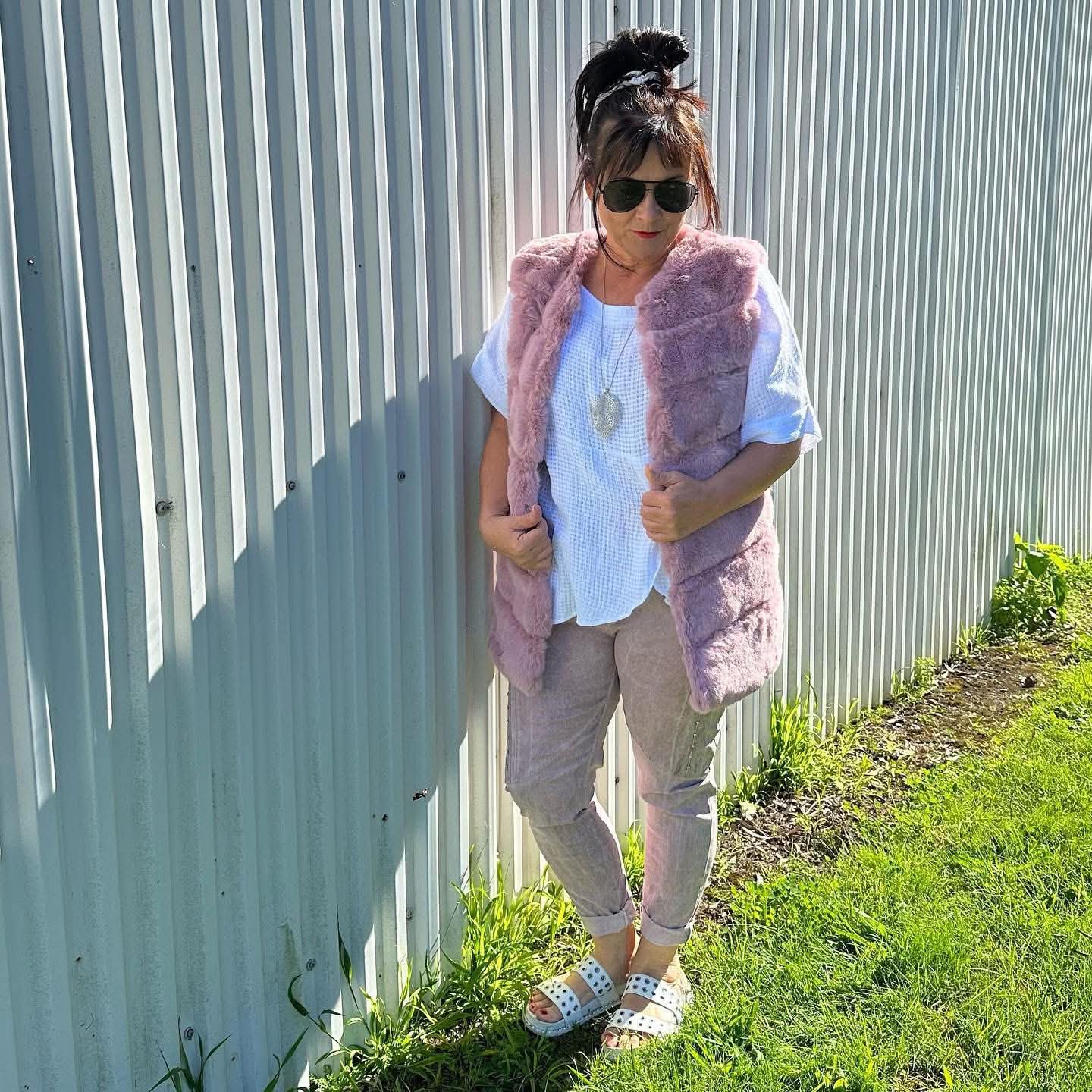 The Cottage Collection | Blush Dream Sleeveless Jacket