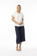 Orientique | Linen Essential Pant - Navy