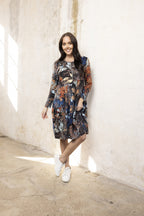 Orientique | Bubble Dress - Abstract Floral